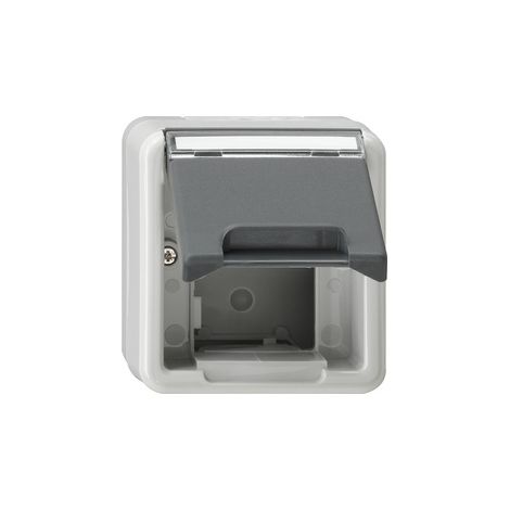 Gira Alloggiamento KD + Inserti BSF Tecnica di comunicazione WG AP Grigio [026230], 0262 30