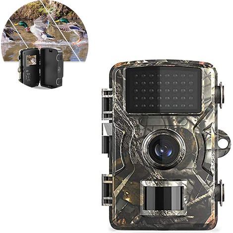 Caméra De Chasse - 12 Mpx 1080p - Détection De Mouvement - Étanche Ip66 - Infrarouge Pour Extérieur - 1 Pièce