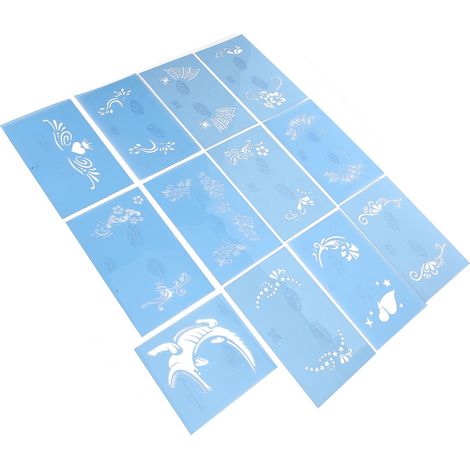Modèles de maquillage pour animaux de compagnie, pochoirs réutilisables pour Halloween et Noël (1/5)