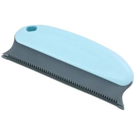 Anti-Poils Brosse,Peigne pour Animaux de Compagnie 2 in 1 - Brosse de Nettoyage réutilisable pour Chien, Chat, Vêtements, Coussin, Canapé, Voiture, Lit(Bleu clair) (1/5)