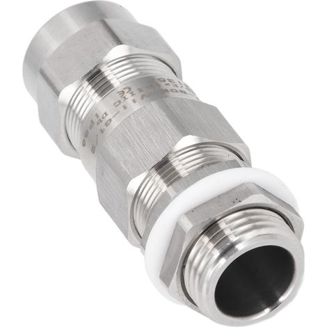 Presse-étoupe étanche G1/2 en acier inoxydable 304, antidéflagrant, à double étanchéité et blindé. (1/5)