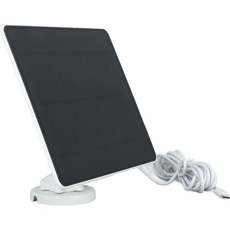 Panneau solaire 5W pour caméra, étanche, haute efficacité, monocristallin, extérieur, alimentation solaire (1/5)