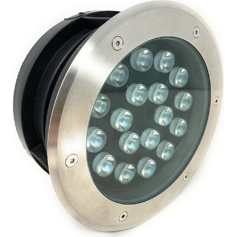 TrAdE Shop Traesio - Faretto Incasso 18w Calpestabile Segnapasso Ip67 Luce 6500k 4000k 3000k Es08-18 - -Bianco Naturale      - (1/3)