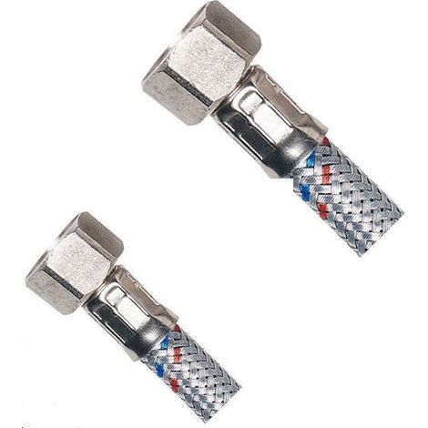 Poignée flexible en acier inoxydable FxF 3/8"x1/2", (L) 50cm