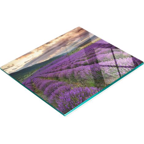 Tabla de cocina decorativa multifuncional, resistente, color lavanda, 60x52 cm (1/5)