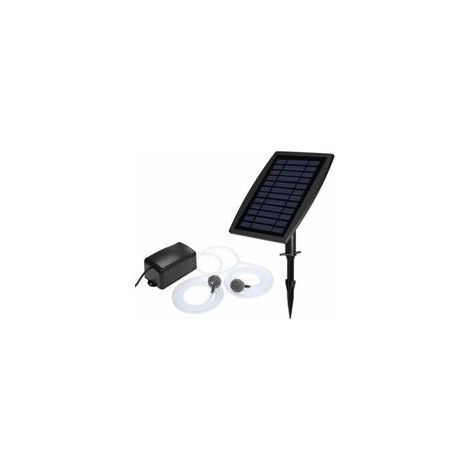 Solaire Pompe à Eau Aérateur d'oxygène Fontaine, Aérateur Solaire pour étang, de Réservoir de Poissons Pompe Solaire à Oygène, Aquarium Oxygène Aérateur Bassin Pipe Air Bubble Stone