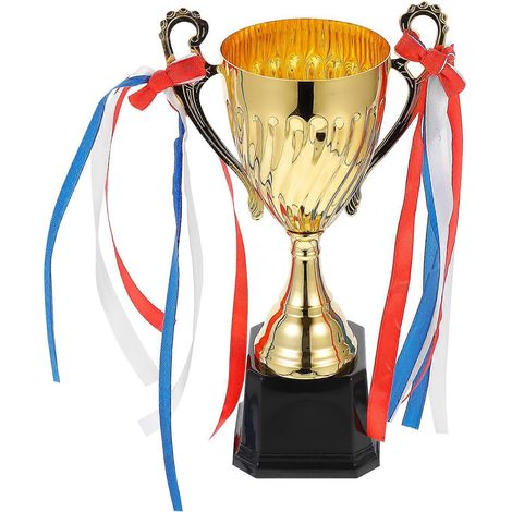 Trophée en métal pour match sportif, trophée en métal de compétition, trophée d'honneur pour tournoi scolaire-24.5X8CM