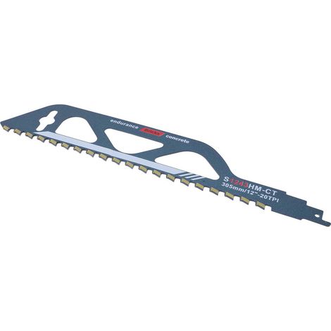 Lame de rechange bimétallique pour scie alternative, à dents en carbure, en acier allié, pour scie sabre. (1/5)