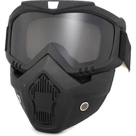 Masque de soudage intégral - Protection ignifuge et respirante - Gris (1/5)