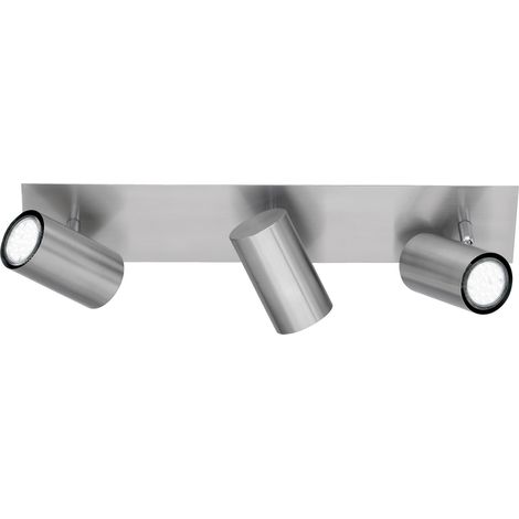 Spot de plafond moderne nickel mat 3xGU10 35W VANTOS Trio (1/2)
