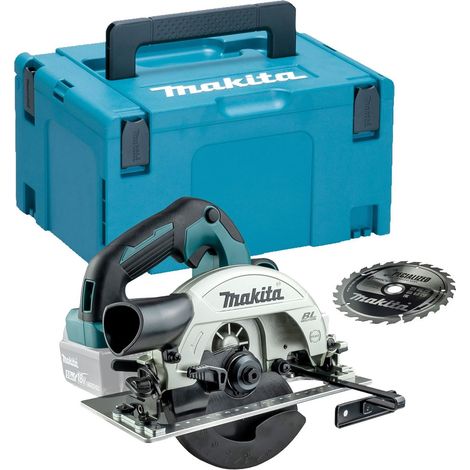Makita DHS660Z 18v LXT Brushless Circular Saw 165mm DHS680Z Right Blade + Makpac (1/5)