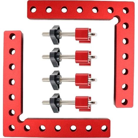 Pince d'Angle de Type L, Carré de Positionnement à 90° - Outil de Serrage de Menuisier (140 mm x 140 mm) (1/5)