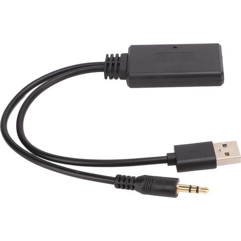 Récepteur Bluetooth 5.0 universel pour autoradio, adaptateur audio USB et câble auxiliaire pour voiture (1/5)