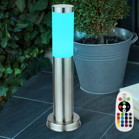 Lampe sur pied d'extérieur à LED RVB 7 watts à changement de couleur avec variateur de lampe (1/5)