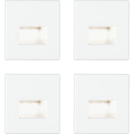 Paulmann 41309 41309 LED-Wandeinbauleuchte 4er Set  LED LED  Weiß (matt)