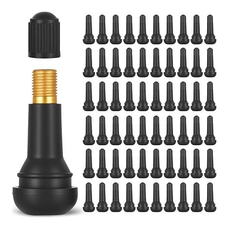Tire Valves TR413 Rubber with Caps Black (1/5)