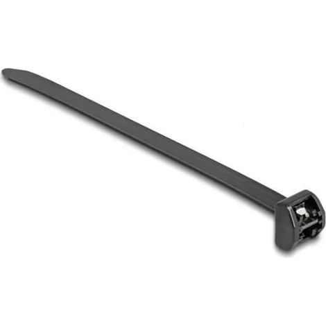 DELOCK KABELBINDER AVEC METALLZUNGE L 406 X B 12,7 MM 10 PIÈCE NOIR 19728