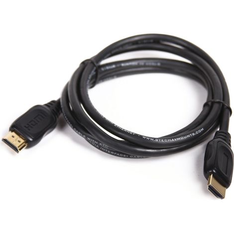 B-TECH BTV815/B HDMI Kabel High Speed mit Ethernet 1,5m schwarz (1/3)