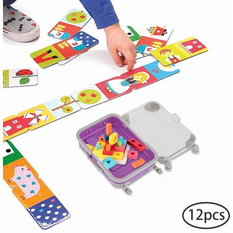 12PCS ABS Mini coffre, couleur mixte Mini coffre jouet, peut être utilisé comme boîte de réception pour les petits articles, 7.5  3.5  13-17.5cm