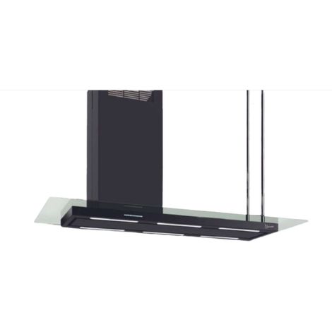 CAPPA ELEA ISOLA STYLE CON VETRO cm146 Sinistra -Nera - 800 m3/h