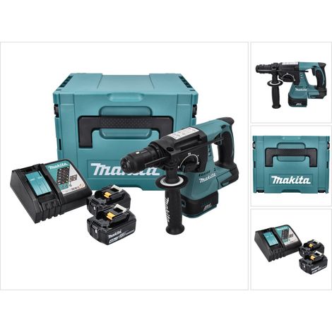 Tassellatore a batteria 18V LXT SDS-Plus 2J (2x4,0 Ah) in MAKPAC - MAKITA DHR243RMJ (1/5)