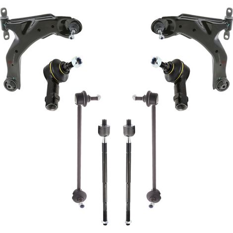 KIT BRACCIO OSCILLANTE 8 PEZZI COMPATIBILE CON HYUNDAI COUPE II (GK) 2.0 08.2001 - 08.2 / Kit Sospensione Completo OE/OEM / Bracci Oscillanti + Testine Sterzo / Sostituzione Diretta OEM