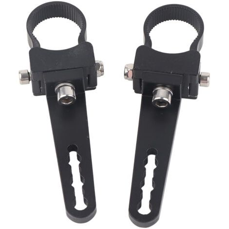 DEESSE SHOP-CFTGIW Support de Fixation pour Barre de sécurité en Tube D'aluminium, Rotation à 360 Degrés, Résistance à la Corrosion, Barre Lumineuse LED Sécurisée avec Supports Latéraux sur (1,25. (1/5)