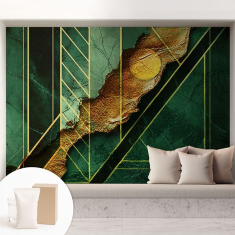 Carta Da Parati - Murale Alla Moda Decorazione - Camera Da Letto - Con Colla Gratuita tensione geometrica 208x146 cm (1/5)