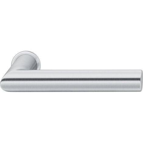 FSB Steckgriff 15 1076 auf Mini-Rosette, Türstärke 49-58 mm, Edelstahl matt (1/4)