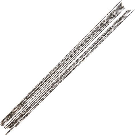12 lames de scie à chantourner à dents hélicoïdales pour la découpe, le sciage et la sculpture du bois, du métal et du plastique (4) (1/5)