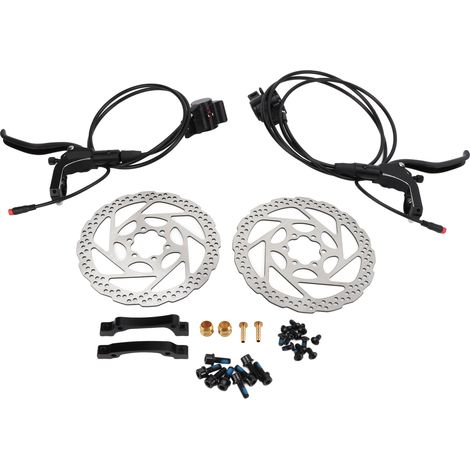Frein hydraulique électrique ZTTO avec étrier à disque, ensemble de freinage à pression d'huile pour vélo pliant électrique. (1/5)