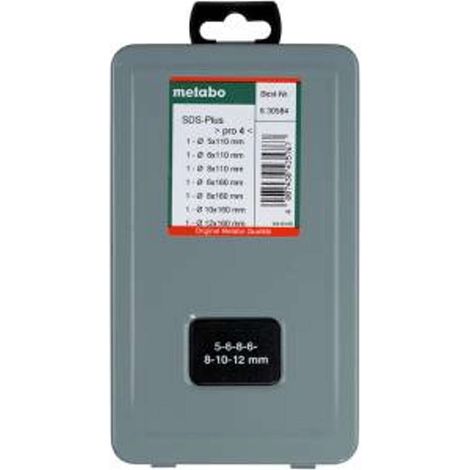 Metabo - Set di punte da trapano per muratura da 7 pezzi SDS-Plus 630584000 (1/2)