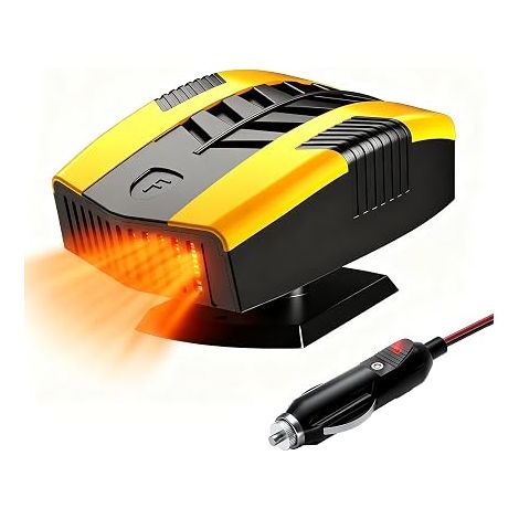 Chauffage Voiture, Chauffage de Voiture, 12V 150W Portable Chauffage de Voiture, Chauffage, Dégivrage et Désembuage, Chauffage Soufflant de Voiture, Rotatif à 360° (1/5)