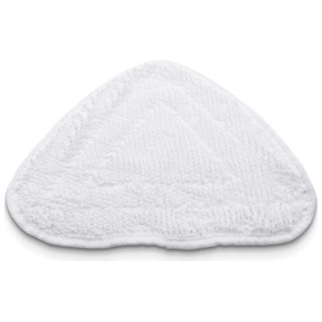Lot de 5 chiffons de rechange, accessoire de couverture de vadrouille à vapeur en microfibre pour nettoyeur vapeur à jet chaud Vileda (blanc) (1/5)