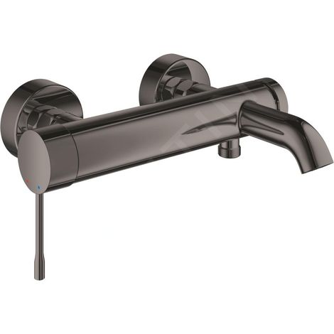 Grohe – Mitigeur de baignoire monocommande – Finition chrome éclatant – Montage mural apparent – Cartouche céramique 35 mm avec limiteur de température (1/4)