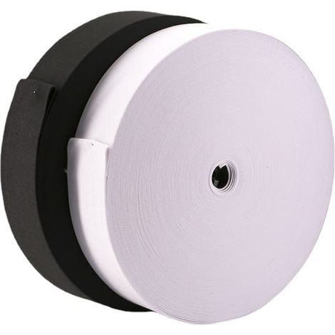 Élastique épais - Noir + Blanc (3 mètres de chaque) MM (1/5)