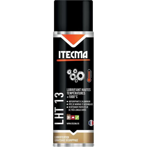 Lubrifiant hautes températures +1000°c anticorrosion Lht 13 aérosol de 650 ml - ITW SPRAYTEC ITECMA (1/2)