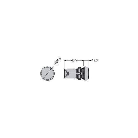Dispositif de commande Lovato Electric lpsbl106 anneau métal lumineux