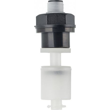 Capteur de niveau à flotteur RS PRO, Externe, vertical, sortie NO/NF, en Polypropylène ( Prix pour 1 )