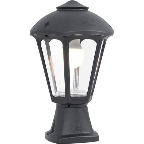 Farola GIAMPY 1xE27 IP55 resina negra (1/3)