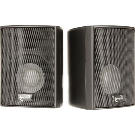 Haut-parleurs satellites DYNAVOX AS-301, noir (1/2)