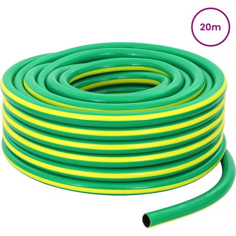 Maison Exclusive - Tubo da Giardino 5-Ply Verde e Giallo 3 / 4'' 20 m PVC