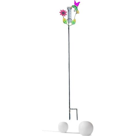 Pluviometre Exterieur Jardin Mesure des Précipitations, 23.5x5x119cm (1/5)