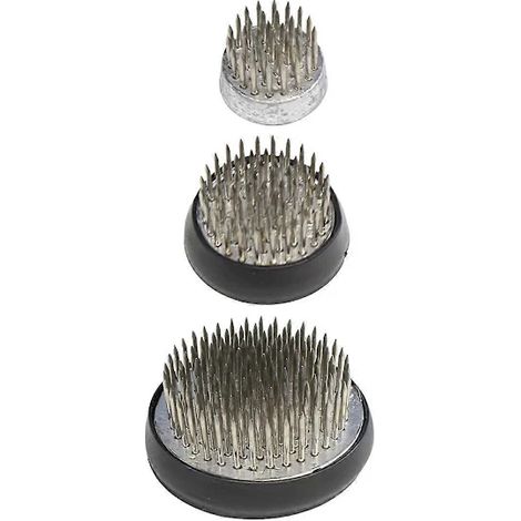 Filiyano – support rond en métal – Kenzan en acier inoxydable pour fleurs, support rond en métal pour vase à fleurs, support pour compositions (1/5)