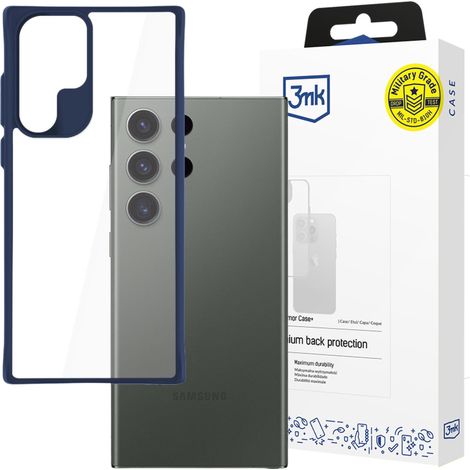 Samsung Galaxy S24 Ultra - 3mk Satin Armor Case+ Blau