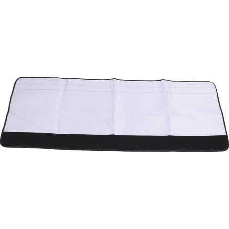 Manchon isolant portable pour tuyau de climatisation, housse de conduit d'aération avec 3 bandes de fixation réglables (1/5)