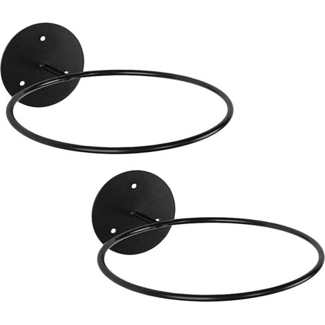 Estante para guardar balones de baloncesto, accesorios de baloncesto, aro de baloncesto para el hogar, aro de baloncesto de pared, paquete de 4 piezas (1/5)