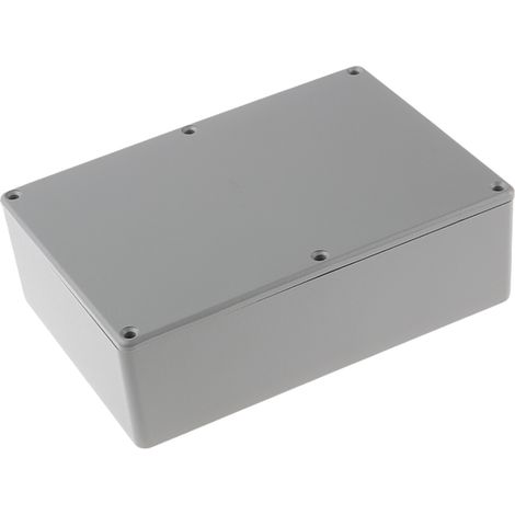Boîtier RS PRO en Fonte d'aluminium, 171.9 x 120.9 x 55mm, Gris, Blindé ( Prix pour 1 ) (1/2)