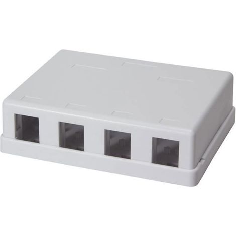Prise média - LogiLink - NK4034 - RJ-45 - Blanc - 1 pièce(s) (1/3)