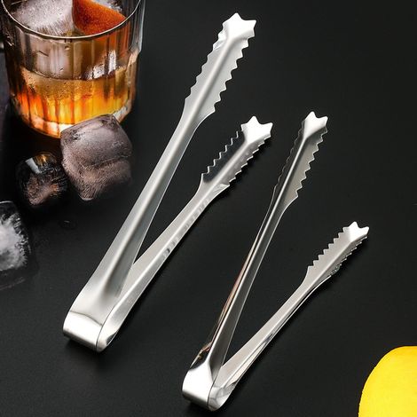 pinze per ghiaccio mini - spessore 0,8 mm 6 pollici + spessore 0,8 mm 8 pollici - Pinze per cubetti di ghiaccio da bar - Pinze per zucchero - Accessori per ghirlande da tè (1/4)